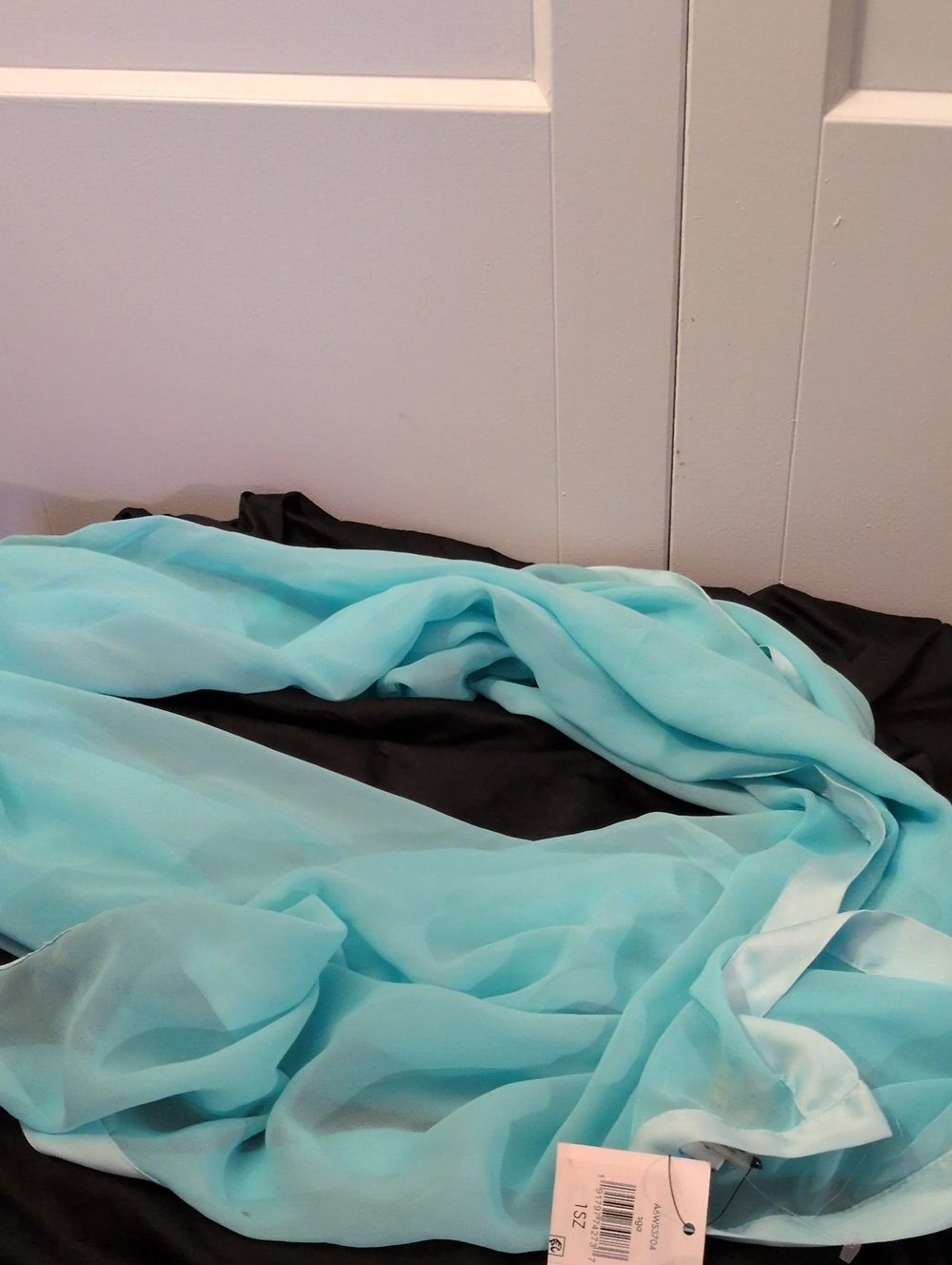 Calvin Klein Light Aqua Scarf